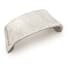 Schaub and Company Martello 3-3/4" Rustic Hand-Hammered Look Wide Britannium Pewter Cabinet Cup Pull - Made in Italy Natural