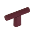 Schaub and Company Monza 2" Diamond Knurled Urban Modern Industrial T Bar Cabinet Knob / T Drawer Knob - Made in Italy Magenta