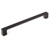 Schaub and Company Classico 7-1/2" Center to Center Square Angle Cabinet Handle / Drawer Pull - Made in Italy Matte Black