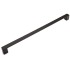 Schaub and Company Classico 12-5/8" Center to Center Square Angle Large Oversized Cabinet Handle / Drawer Pull - Made in Italy Matte Black