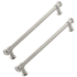 Schaub and Company Steamworks 12" Center to Center Back to Back Door Pulls / Side by Side Cabinet Handles Satin Nickel