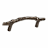 Schaub and Company Mountain 4" Rustic Lodge Twig Branch Handle Solid Bronze Cabinet Knob - Made in Italy Antique Bronze