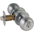 Schlage Orbit ANSI Grade 2 Storeroom Knob Set With Interchangeable Core Satin Chrome