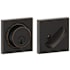 Schlage Single Cylinder Keyed Entry Grade 1 Deadbolt with Decorative Collins Rose from the B-Series Aged Bronze