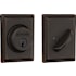Schlage Single Cylinder Keyed Entry Grade 1 Deadbolt with Decorative Grandville Rose from the B-Series Aged Bronze