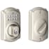 Schlage Camelot Electronic Keypad Single Cylinder Deadbolt Satin Nickel
