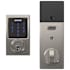 Schlage Connect Century Touchscreen Electronic Deadbolt with Built-in Alarm and Z-Wave Plus Technology Satin Nickel