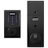 Schlage Connect Century Touchscreen Electronic Deadbolt with Built-in Alarm and Z-Wave Plus Technology Matte Black