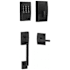 Schlage Encode WiFi Enabled Electronic Keypad Deadbolt with Century Entry Handleset and Broadway Lever Matte Black