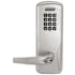 Schlage CO-Series Commercial Electronic Cylindrical Lock with Keypad and Athens Lever Satin Chrome