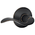 Schlage Accent Passage Door Lever Set Aged Bronze