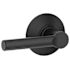 Schlage Broadway Passage Door Lever Set Matte Black