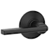 Schlage Latitude Passage Door Lever Set Matte Black