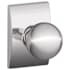 Schlage Orbit Passage Door Knob Set with Decorative Century Trim Bright Chrome