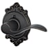 Schlage Accent Right Handed Non-Turning One-Sided Dummy Door Lever with Decorative Brookshire Trim Aged Bronze