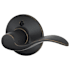 Schlage Accent Right Handed Non-Turning One-Sided Dummy Door Lever Aged Bronze