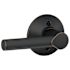 Schlage Broadway Non-Turning One-Sided Dummy Door Lever Aged Bronze