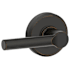 Schlage Broadway Non-Turning One-Sided Dummy Door Lever with Decorative Greyson Trim Aged Bronze