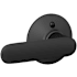 Schlage Davlin Non-Turning One-Sided Dummy Door Lever with Plymouth Trim Matte Black