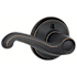 Schlage Flair Left Handed Non-Turning One-Sided Dummy Door Lever Aged Bronze