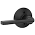 Schlage Latitude Non-Turning One-Sided Dummy Door Lever Matte Black