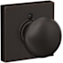 Schlage Plymouth Non-Turning One-Sided Dummy Door Knob with Collins Trim Aged Bronze