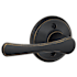 Schlage Avila Non-Turning One-Sided Dummy Door Lever Aged Bronze