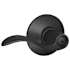 Schlage Accent Privacy Door Lever Set Matte Black