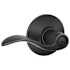 Schlage Accent Privacy Door Lever Set Aged Bronze