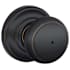 Schlage Andover Privacy Door Knob Set with Decorative Andover Trim Aged Bronze