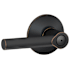 Schlage Broadway Privacy Door Lever Set Aged Bronze
