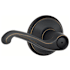Schlage Flair Privacy Door Lever Set Aged Bronze