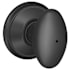 Schlage Siena Privacy Door Knob Set Matte Black