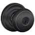 Schlage Andover Keyed Entry Single Cylinder Door Knob Set with Decorative Andover Trim Aged Bronze