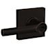 Schlage Broadway Single Cylinder Keyed Entry Door Lever Set with Collins Trim Aged Bronze