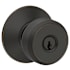 Schlage Bowery Keyed Entry Door Knob Set Aged Bronze