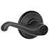 Schlage Flair Single Cylinder Keyed Entry Door Lever Set Aged Bronze