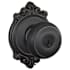 Schlage Georgian Keyed Entry Door Knob Set with Decorative Brookshire Trim Aged Bronze