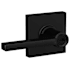 Schlage Latitude Single Cylinder Keyed Entry Door Lever Set with Collins Trim Matte Black