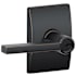 Schlage Latitude Single Cylinder Keyed Entry Door Lever Set with Decorative Century Trim Aged Bronze