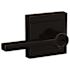 Schlage Latitude Single Cylinder Keyed Entry Door Lever Set with Upland Trim Aged Bronze