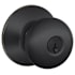 Schlage Plymouth Keyed Entry Door Knob Set Aged Bronze