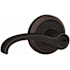 Schlage Custom Whitney Single Cylinder Keyed Entry Door Lever Set with Indy Trim Aged Bronze