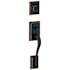 Schlage Addison Single Cylinder Exterior Entrance Handleset from the F-Series Aged Bronze