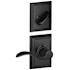 Schlage Accent Right Handed Single Cylinder Interior Pack with Decorative Addison Trim - Exterior Handleset Sold Separately Matte Black