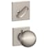 Schlage Orbit Single Cylinder Interior Pack with Decorative Collins Trim - Exterior Handleset Sold Separately Satin Nickel