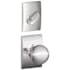 Schlage Orbit Single Cylinder Interior Pack with Decorative Century Trim - Exterior Handleset Sold Separately Bright Chrome