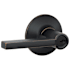 Schlage Latitude Single Cylinder Keyed Entry Storeroom Door Lever Set with Decorative Plymouth Rose Aged Bronze
