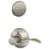 Schlage Accent Left Handed One-Sided Dummy Interior Pack - Exterior Handleset Sold Separately Satin Nickel