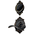 Schlage Accent Right Handed One-Sided Dummy Interior Pack with Brookshire Trim - Exterior Handleset Sold Separately Aged Bronze
